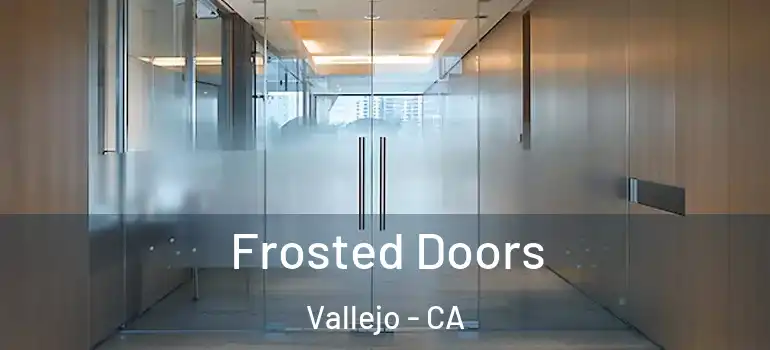  Frosted Doors Vallejo - CA