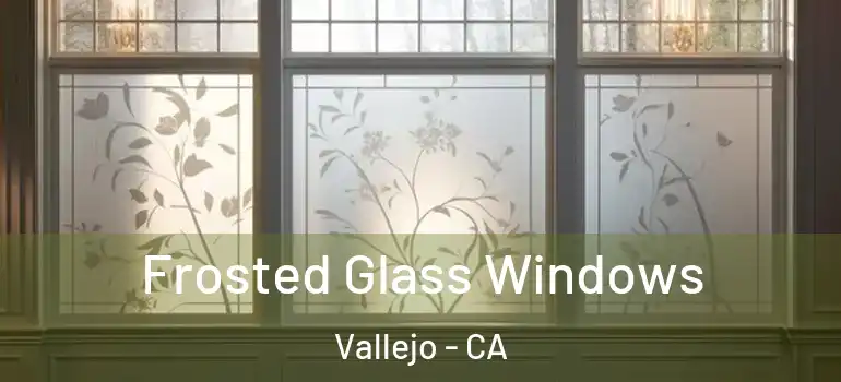  Frosted Glass Windows Vallejo - CA