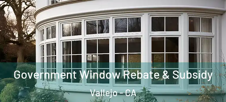  Government Window Rebate & Subsidy Vallejo - CA