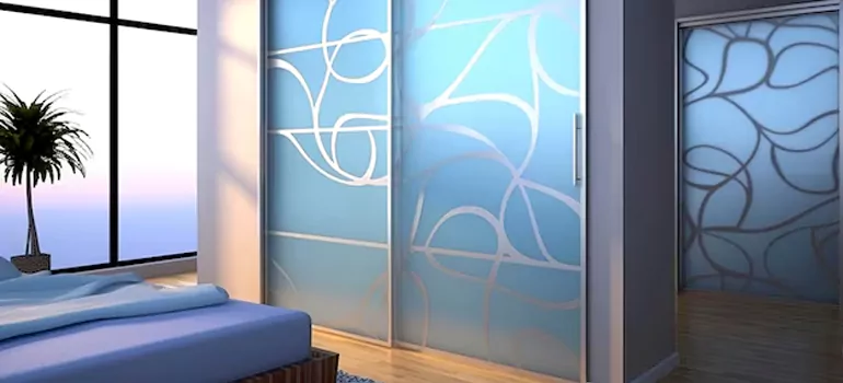 Frosting Glass Cabinet Doors in Vallejo, CA