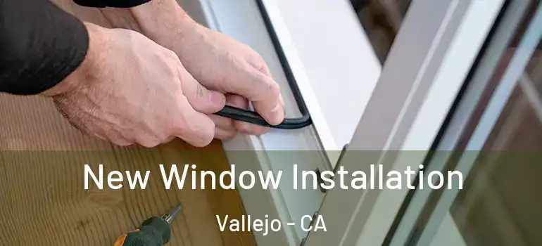  New Window Installation Vallejo - CA