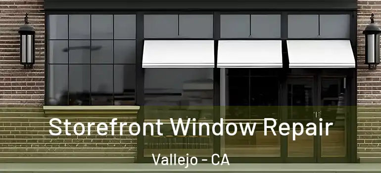  Storefront Window Repair Vallejo - CA