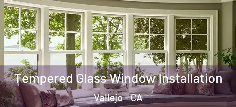  Tempered Glass Window Installation Vallejo - CA