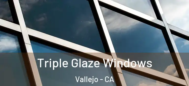  Triple Glaze Windows Vallejo - CA